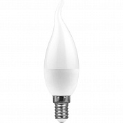 Лампа светодиодная Feron E14 11W 4000K Свеча на ветру Матовая LB-770 25940