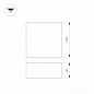 Встраиваемый светодиодный светильник Arlight DL-Grigliato-S90x90-6W Day4000 047929