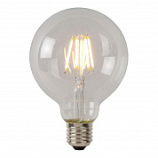 Лампа светодиодная Lucide E27 7W 2700К прозрачная 49081/07/60
